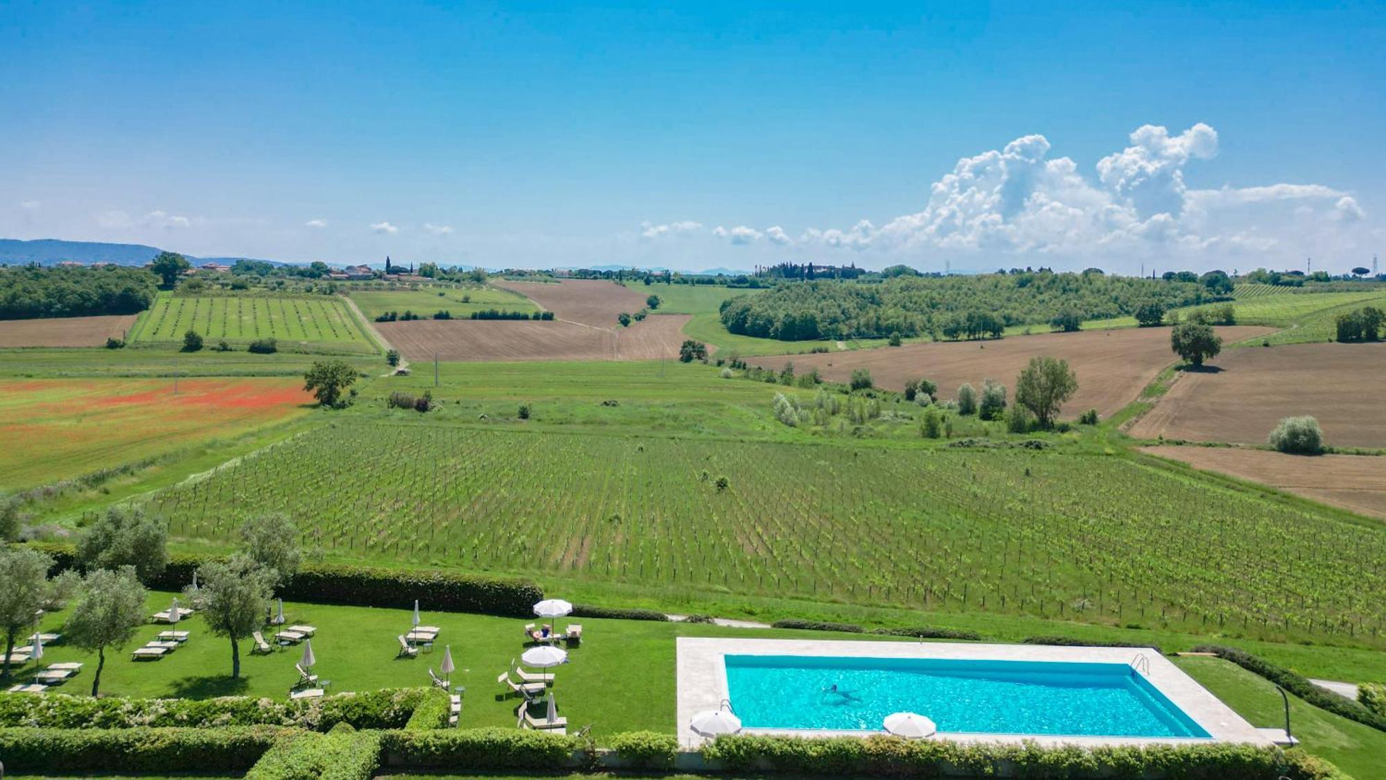 Resort Borgo Syrah Cortona Exteriör bild